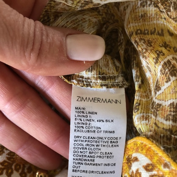 SOLD: Zimmermann Zippy Scallop Mini Skirt Size 1 - Picture 5 of 8